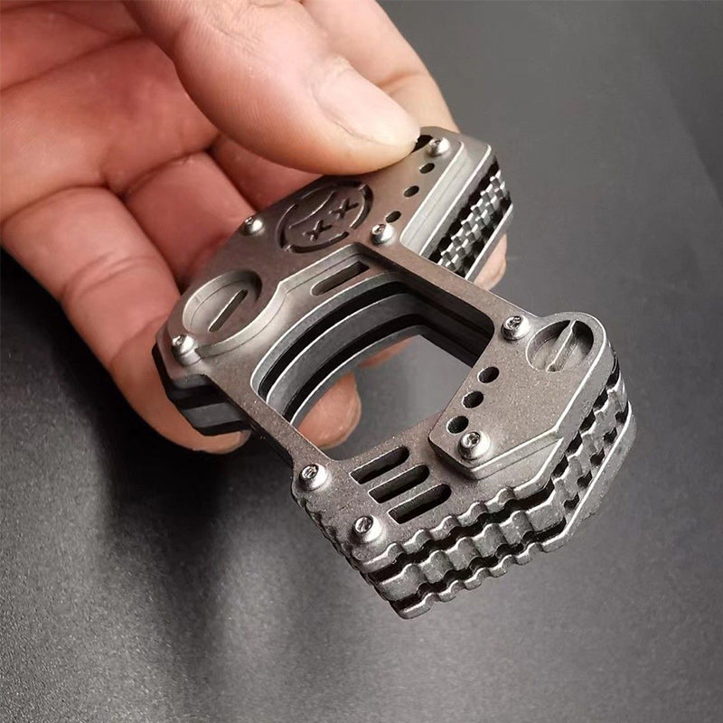 Machinery Precision Steel Knuckle Duster Self Defense EDC Tool