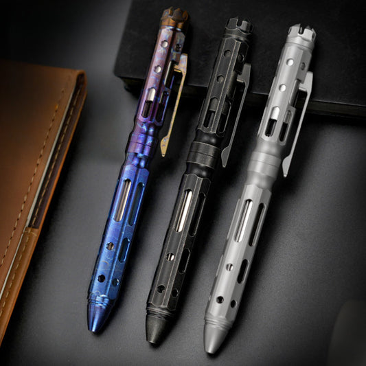 Titan Mechanical Style Slide-Safe Fidget Tactical Pen EDC