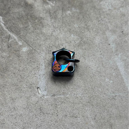 Mini Titanium Knuckle Duster Pendant Jewelry