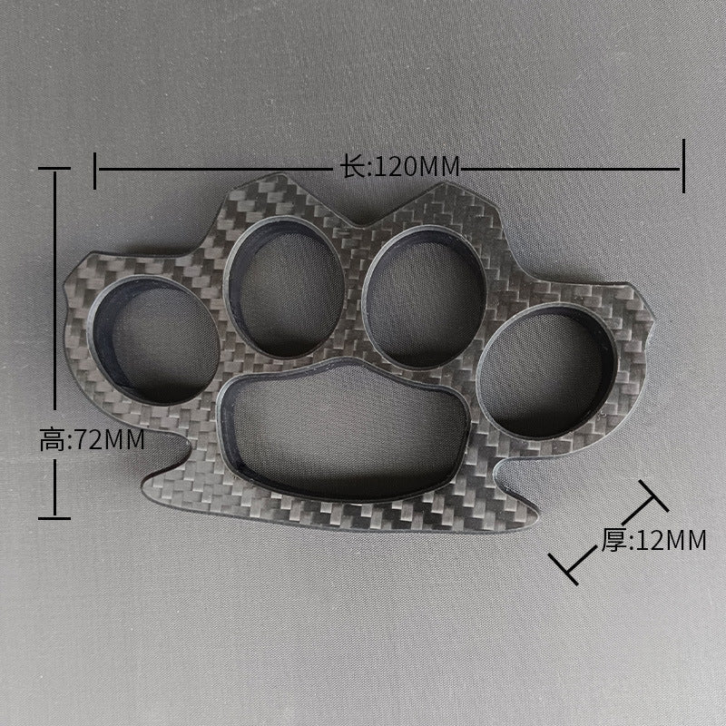 Multi-style Hard Carbon Fiber Knuckle Duster Self Defense