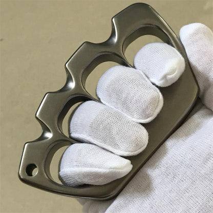 Hard Big Finger Hole Titanium Knuckle Dusters EDC
