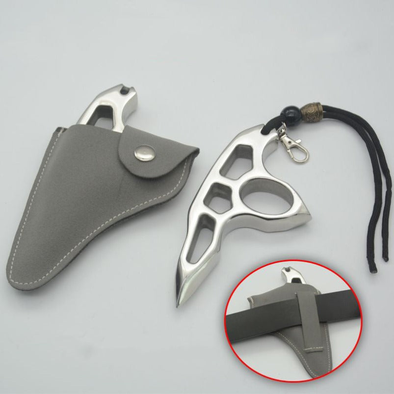 Dragon Teeth- Thickened Pure Steel Knuckle Duster Defense EDC