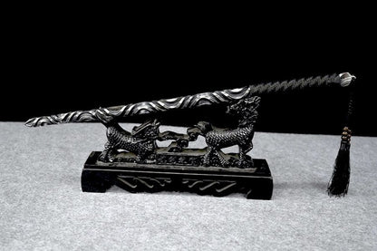 Solid One-piece Forging Self-defense Martial Arts Hand Stick