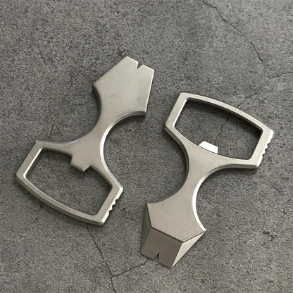 Mini Portable Titanium Alloy Crowbar Bottle Opening EDC