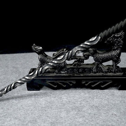 Dual kiilin display stand detail for hand stick