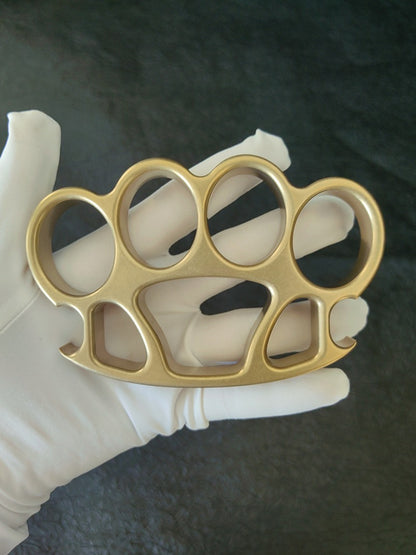 High Quality Stonewashed Brass Knuckle Duster Bottle Opener EDC