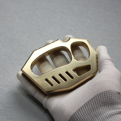 Ares-Hard Brass Knuckle Duster Grapple Protective Broken Window