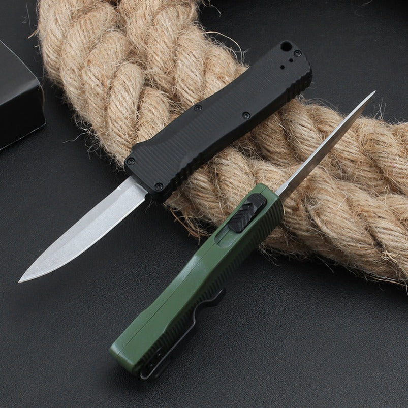 BM 4850 Stonewashed Blade Zinco Alumínio Cabo Faca Tática
