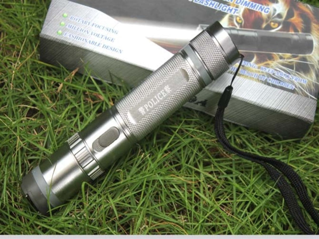 910A Small High-voltage Electric Baton Camping Defense Stun Gun