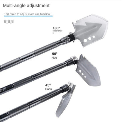 Multifunctional Toolbox Outdoor Shovel Axe Removable Knife