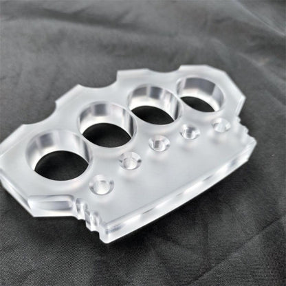 Thickened Transparent Non-metallic Knuckle Duster EDC