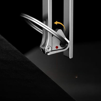 Titanium Anti-Loss Keychain Belt Buckle Long-Lasting Outdoor Hook EDC