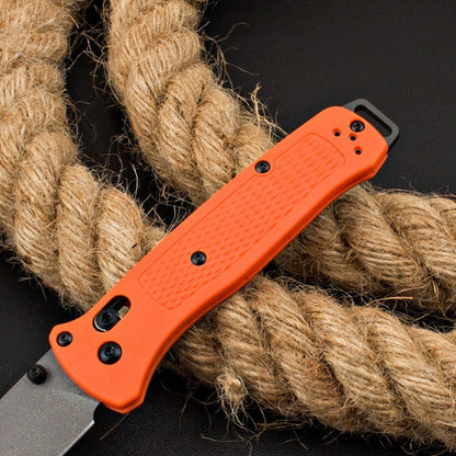 BM537GY Orange Fiberglass Handle Knife
