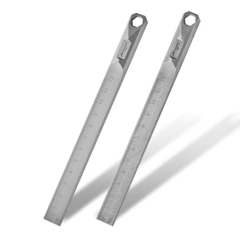 Titanium Alloy Straight Ruler EDC Waist Hanging Crowbar