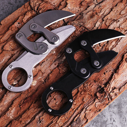 Foldable Mechanical Claw Knife Mini Knives Defense EDC Tool