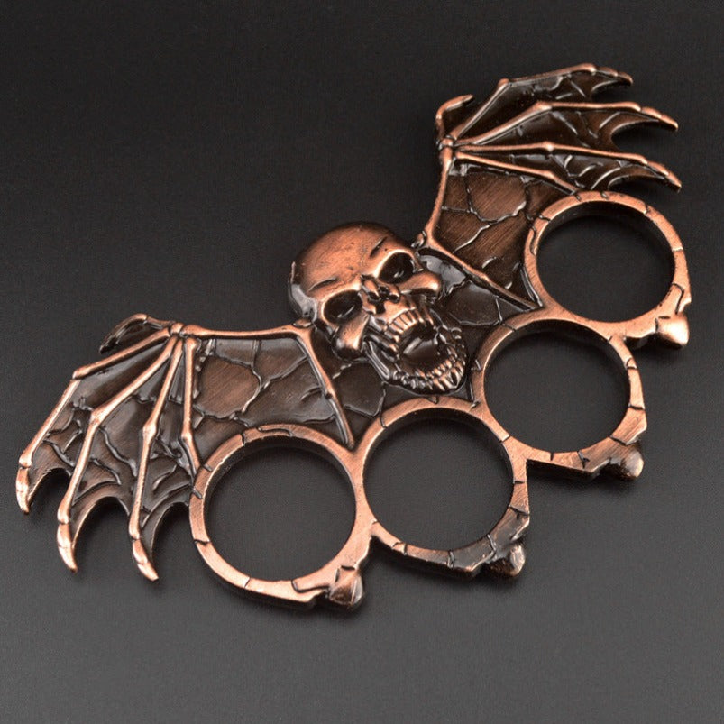 Batman-brass Knuckle Duster Self Defense Finger Spiked EDC