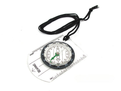Multifunctional Field Emergency Kit Box Flint Compass Whistle Wire Saw