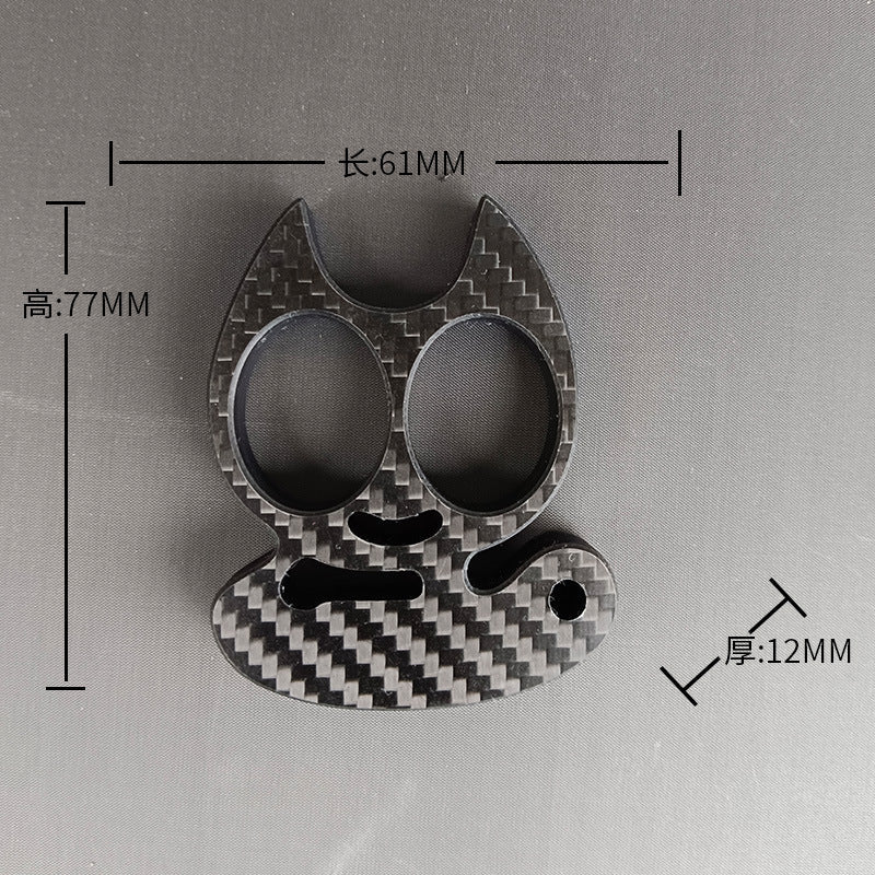 Multi-style Hard Carbon Fiber Knuckle Duster Self Defense