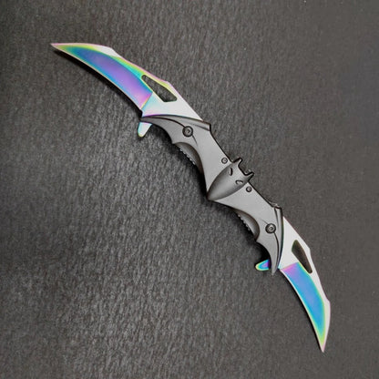 Double Blade Folding Knife Fashion Bat Knives