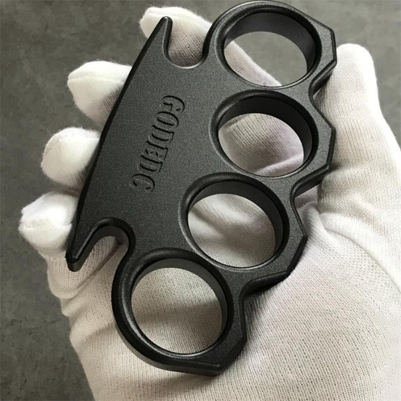 GODEDC Black Lightweight Aviation Aluminum Knuckle EDC