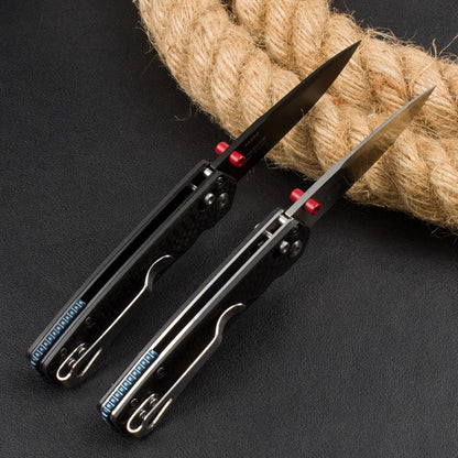 BM485 D2 Blade Carbon Fiber Handle Folding Knife