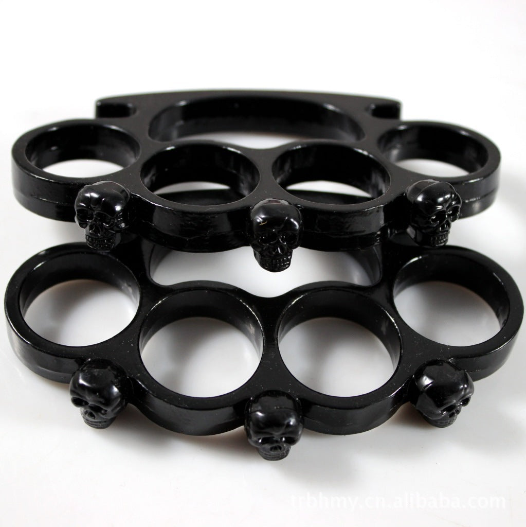 Exorcism-brass Knuckle Duster Skull Style Self Defense EDC Tool