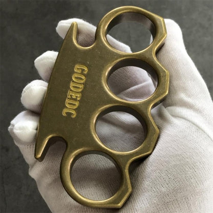 GODEDC Old Style Brass Knuckle Duster EDC Tool
