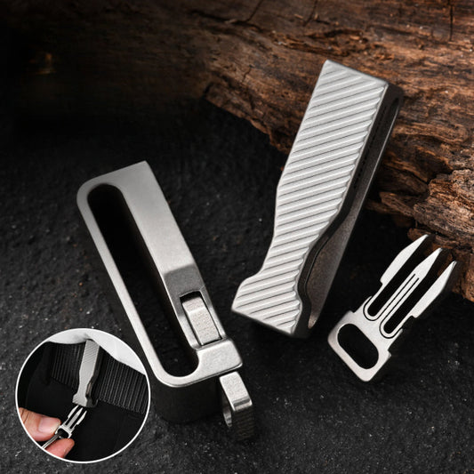 Titan Premium Gentry Buckle Keyring Portable Belt Clip