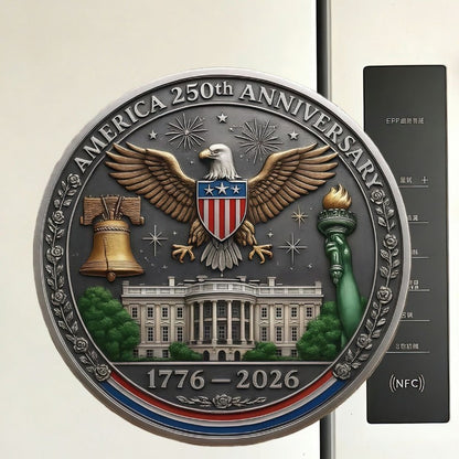 U.S. 250th Anniversary Creative Commemorative Acrylic Magnetic Refrigerator Magnet Magnetic Decoration