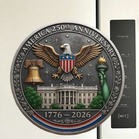 U.S. 250th Anniversary Creative Commemorative Acrylic Magnetic Refrigerator Magnet Magnetic Decoration