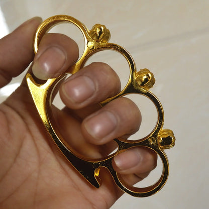 Exorcism-brass Knuckle Duster Skull Style Self Defense EDC Tool