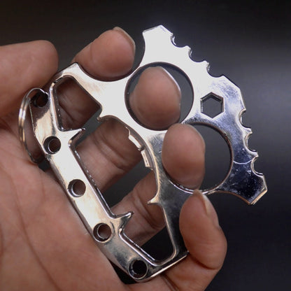 Shark-Double Finger Brass Knuckle Duster Beer Bottle Opener