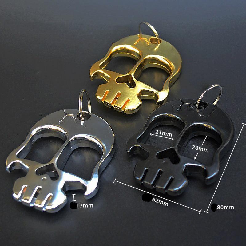 Mask-Thickened and Weighted Brass Knuckle Duster Bottle Opener