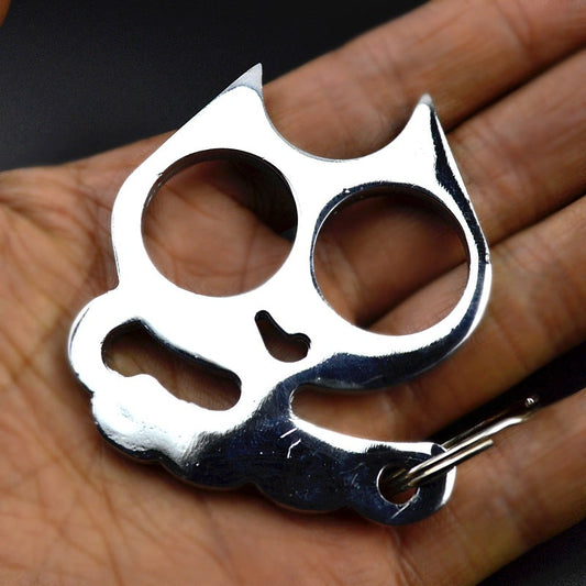 Luck Cat- Brass Knuckle Duster Two Finger Knuckle Defense EDC