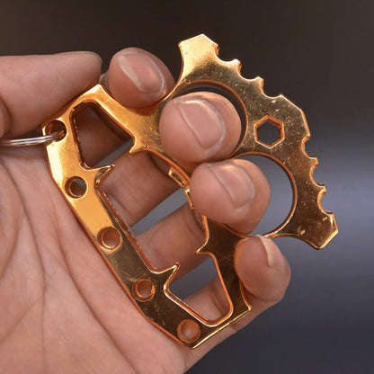 Shark-Double Finger Brass Knuckle Duster Beer Bottle Opener