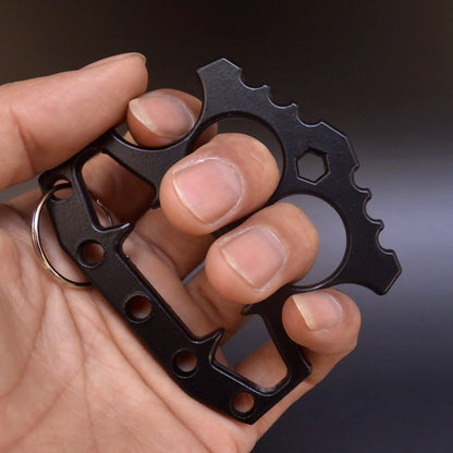 Shark-Double Finger Brass Knuckle Duster Beer Bottle Opener