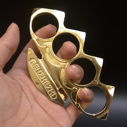 Ninja-brass Knuckle Duster Grapple Boxing Buckle Self Defense