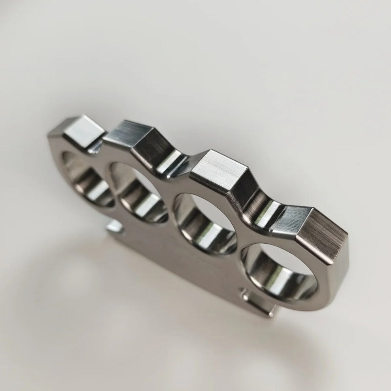 Steel Wrist- Solid Hard Stainless Steel Knuckle Duster EDC