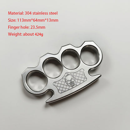 Steel Wrist- Solid Hard Stainless Steel Knuckle Duster EDC