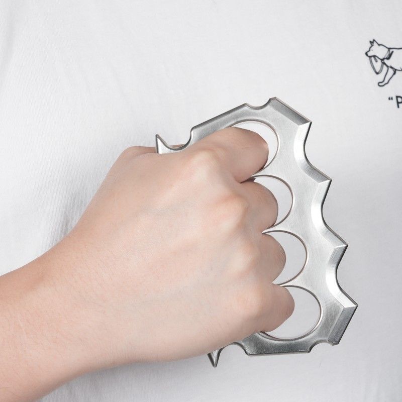 robot arm- Hard Solid Stainless Steel Knuckle Duster Protective