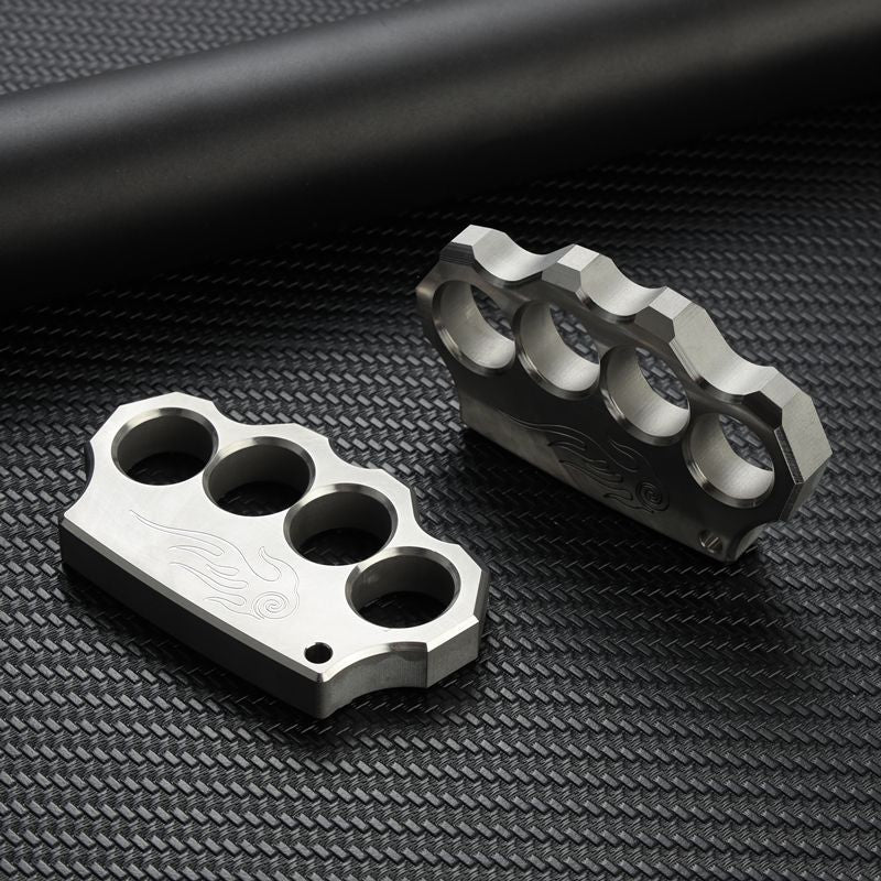 Fiery Cloud- Fine Steel Knuckle Duster Grapple EDC Tool