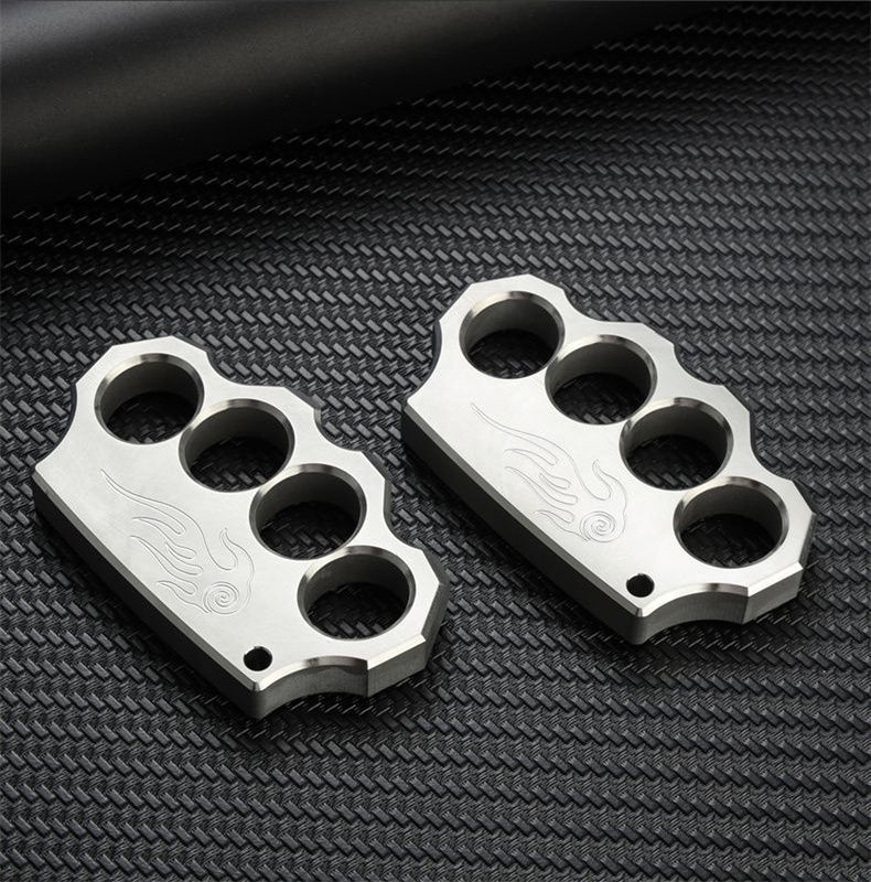 Fiery Cloud- Fine Steel Knuckle Duster Grapple EDC Tool