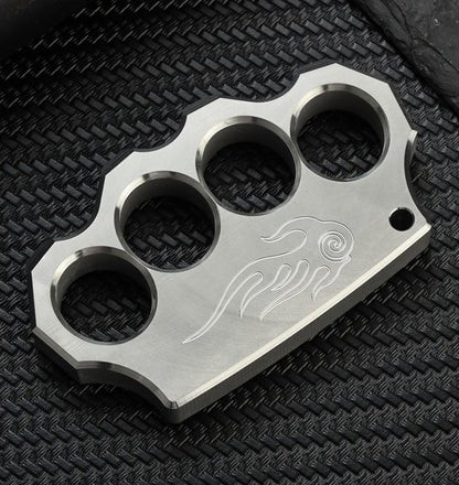 Fiery Cloud- Fine Steel Knuckle Duster Grapple EDC Tool