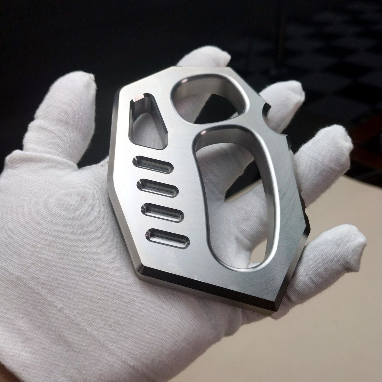 Steel Shield-Hard 304 Stainless Steel Knuckle Duster Defense