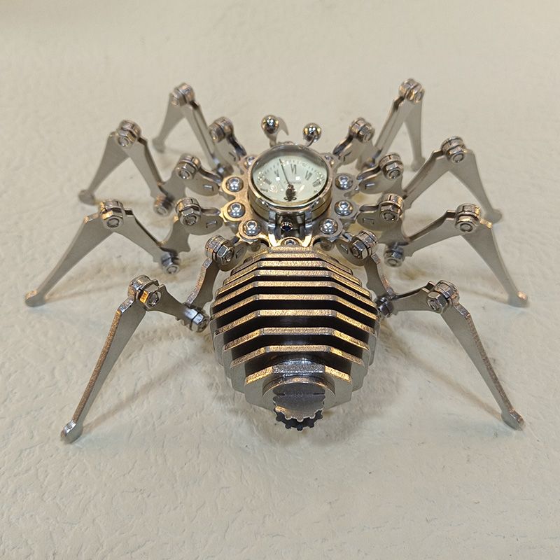 Precision Stainless Steel Static Mechanical Spider Clock