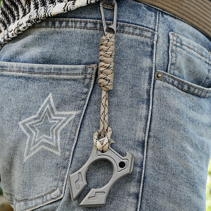 Aegis- Precision Steel Knuckle Duster Open Bottle Defense EDC