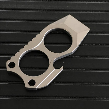 TC4 Titanium Mini Two Finger Knuckles Crowbar Bottle Opener EDC