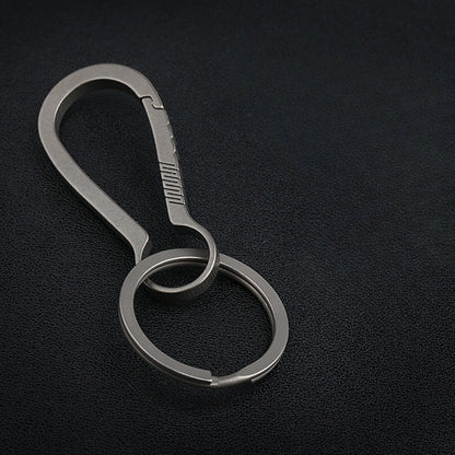 Fashion Minimalist Titanium Keychain Clip Key