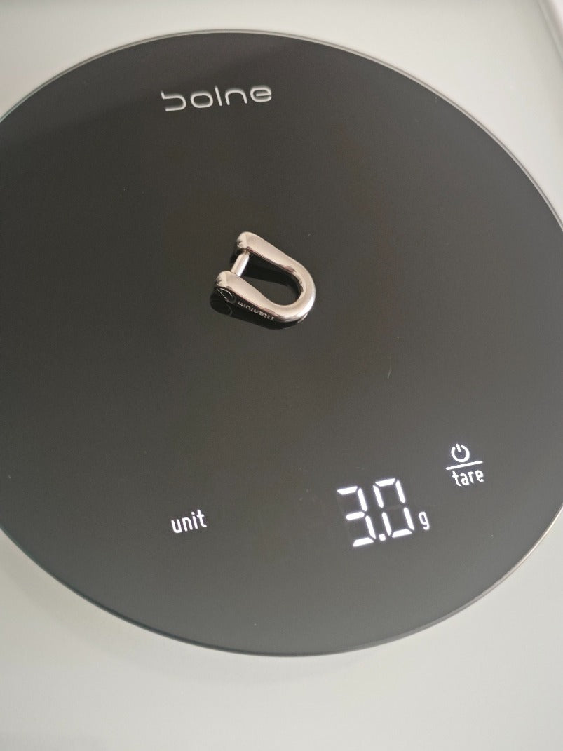 Pure Titanium Horseshoe Key Chain Pendant Hook Accessories 3 Specifications