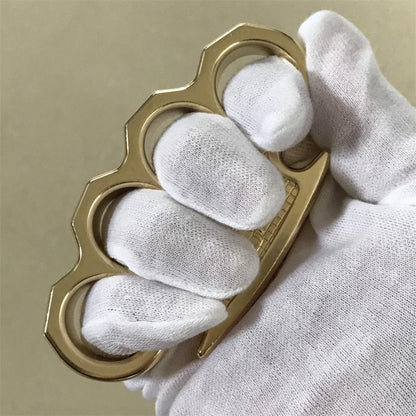 Brass Classic Skull Mini Knuckle Dusters Self Defense EDC